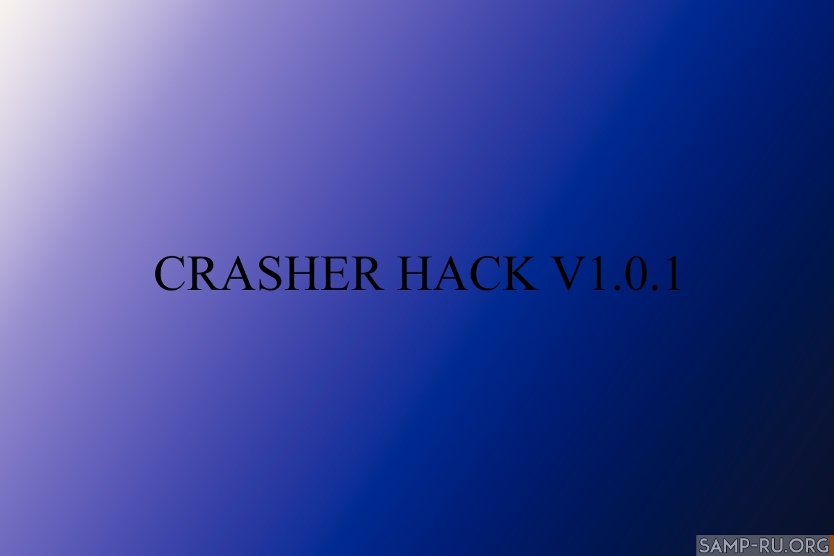 CRASHER HACK by Khaidar V1.0.1