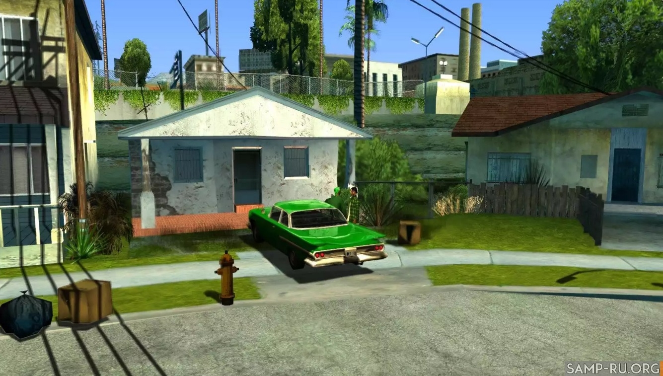 Car in Grove Street для GTA San Andreas