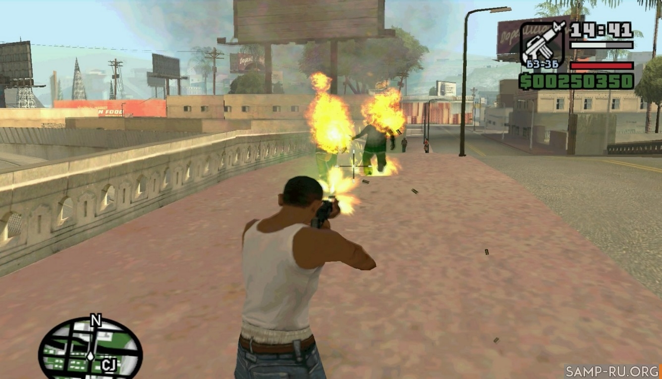 Зажигательные патроны для GTA San Andreas