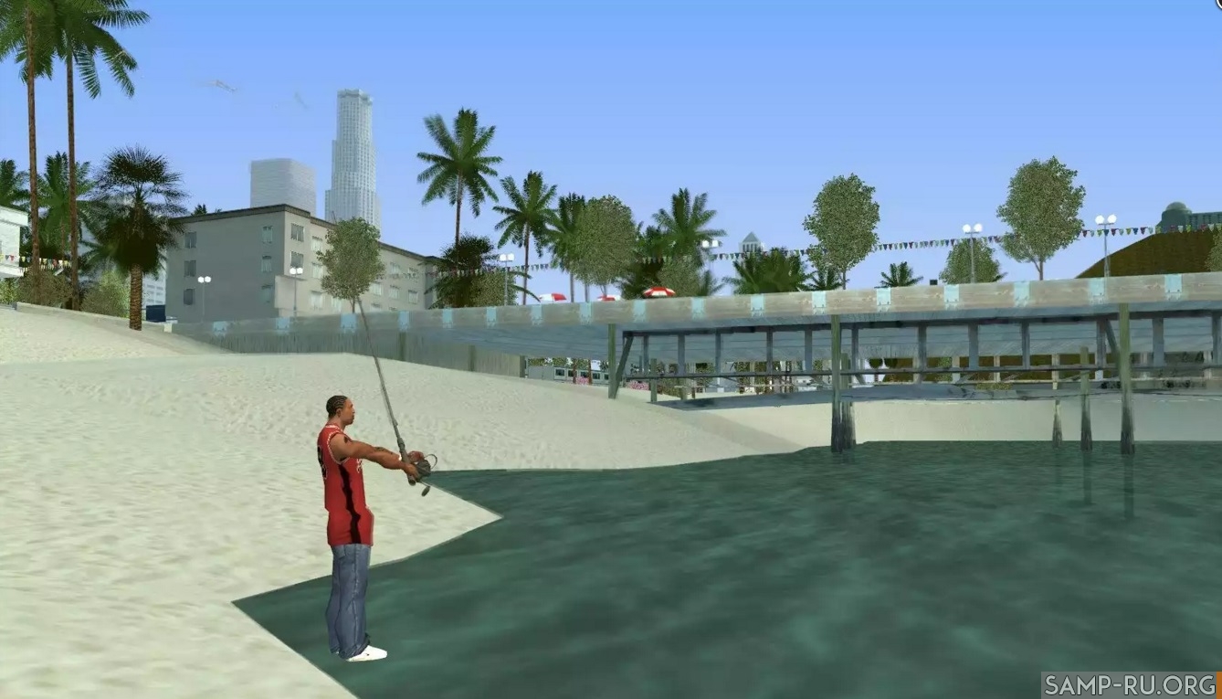 The present fishing mod V1 для GTA San Andreas