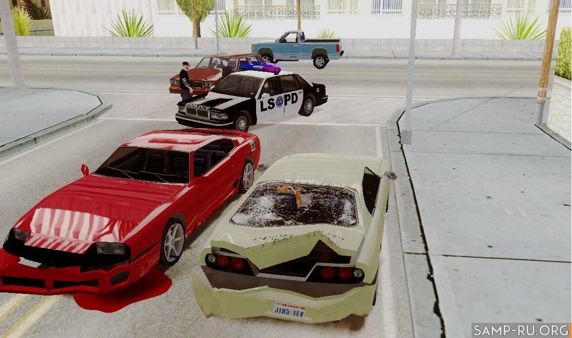 Вызов полиции при аварии для GTA San Andreas