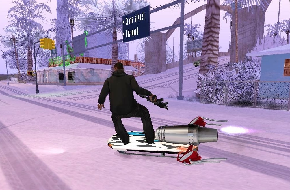 Анимации к моду Летающий скейтборд для GTA San Andreas
