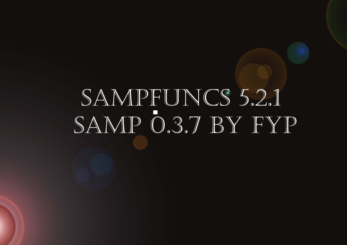 SAMPFUNCS 5.2.1 for SAMP 0.3.7 для GTA San Andreas