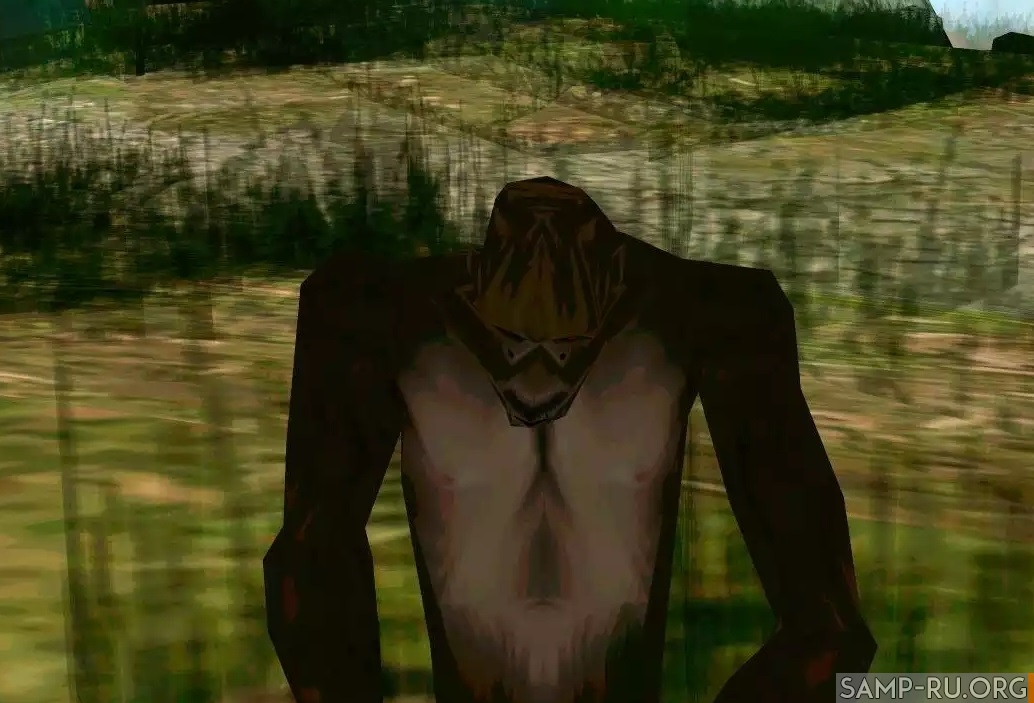 Снежный человек (Bigfoot) на горе Чиллиад для GTA San Andreas