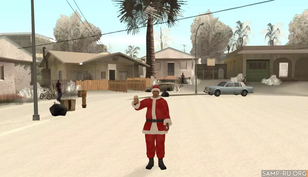 Santa Claus Xmas Mod для GTA San Andreas