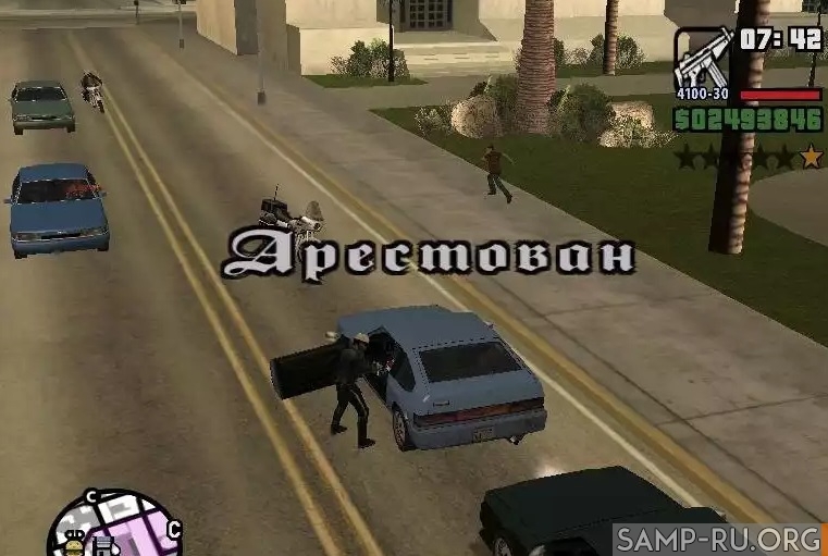 After Arrest Player для GTA San Andreas