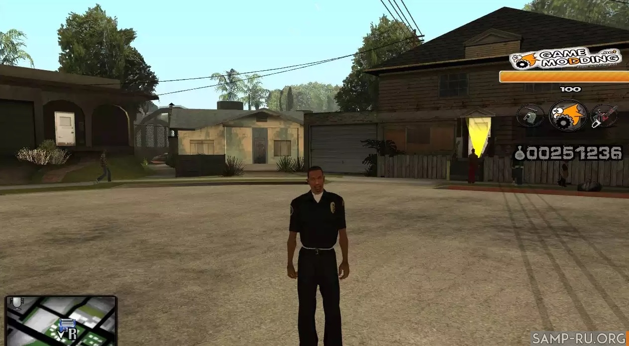 C-HUD Gamemodding by Lightning для GTA San Andreas