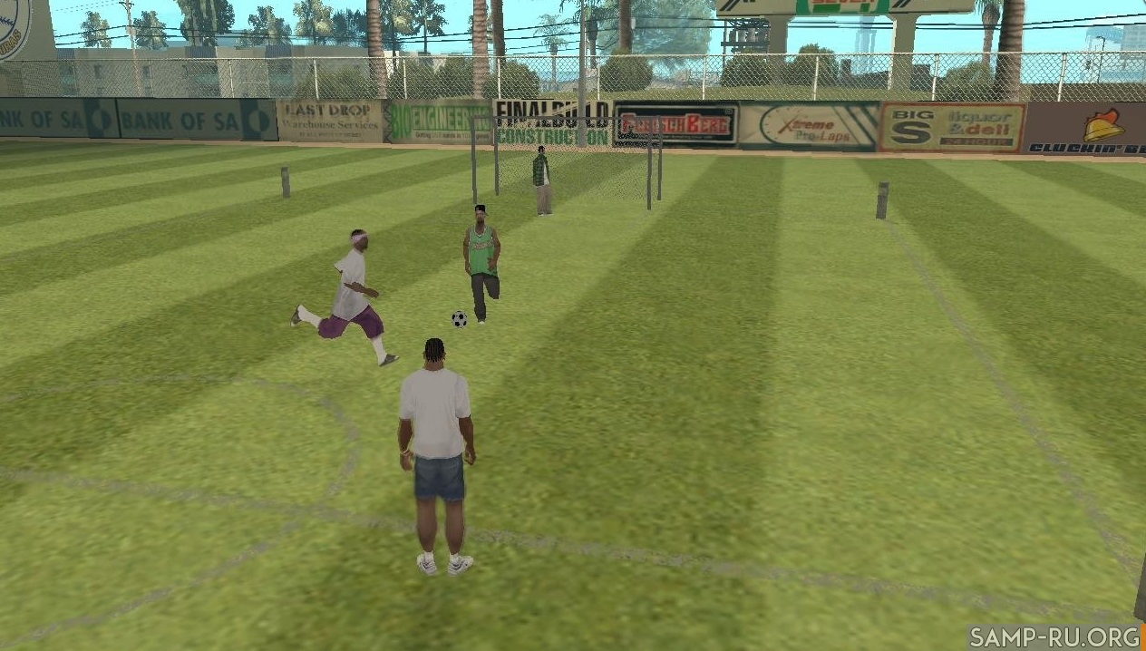 GTA Soccer Team Play для GTA San Andreas