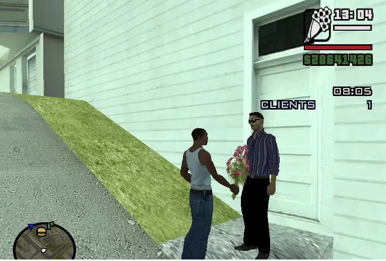 Развозчик цветов в Сан-Фиерро для GTA San Andreas