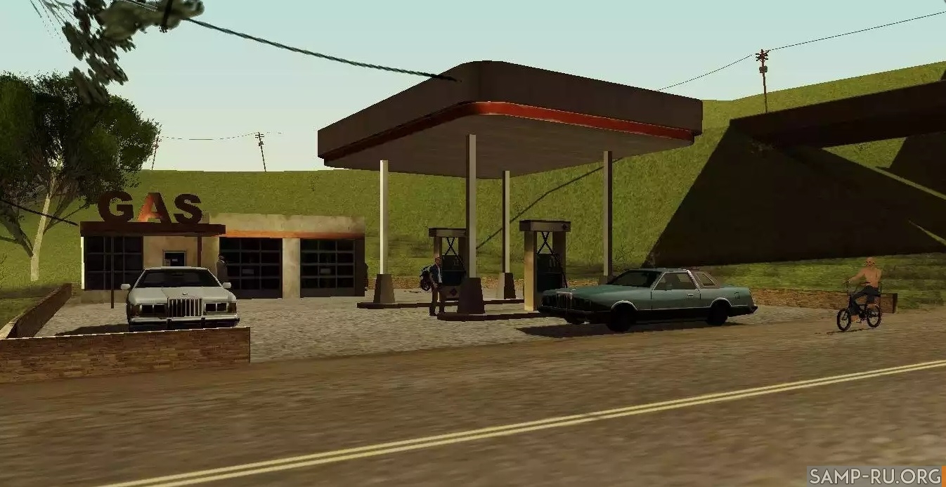 Оживление заправок San Fierro country для GTA San Andreas