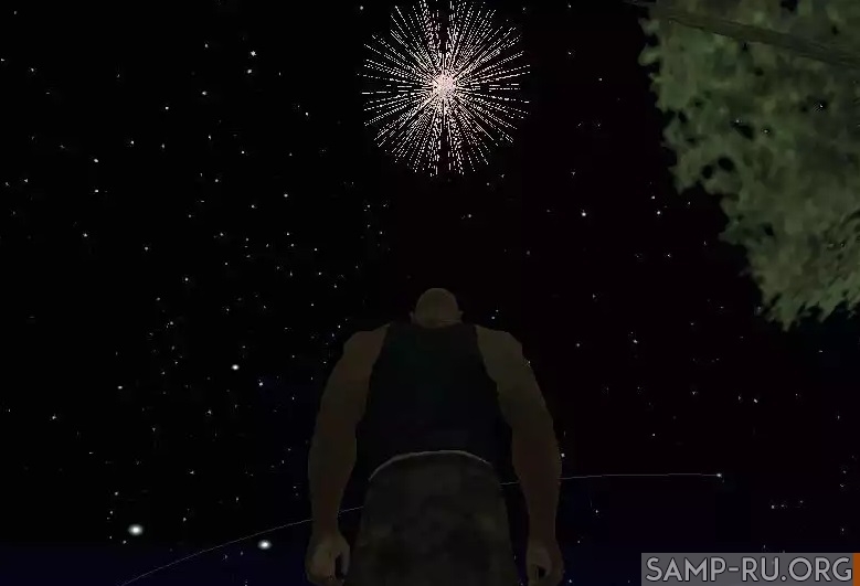 Запуск фейерверка  для GTA San Andreas