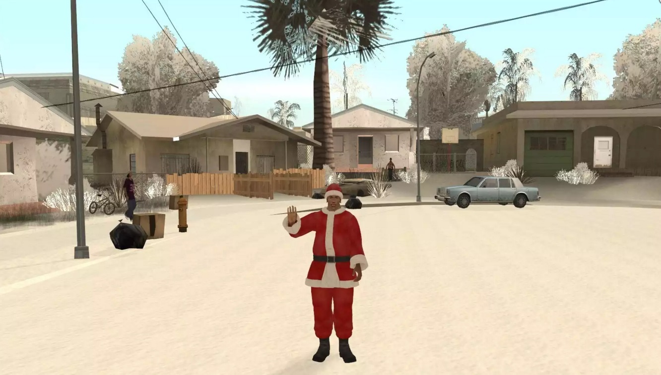 Santa Claus Xmas Mod для GTA San Andreas