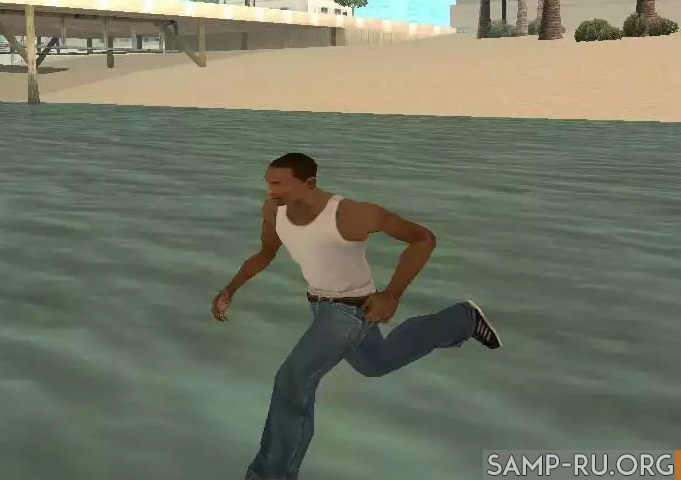 Ходьба по воде и не только для GTA San Andreas