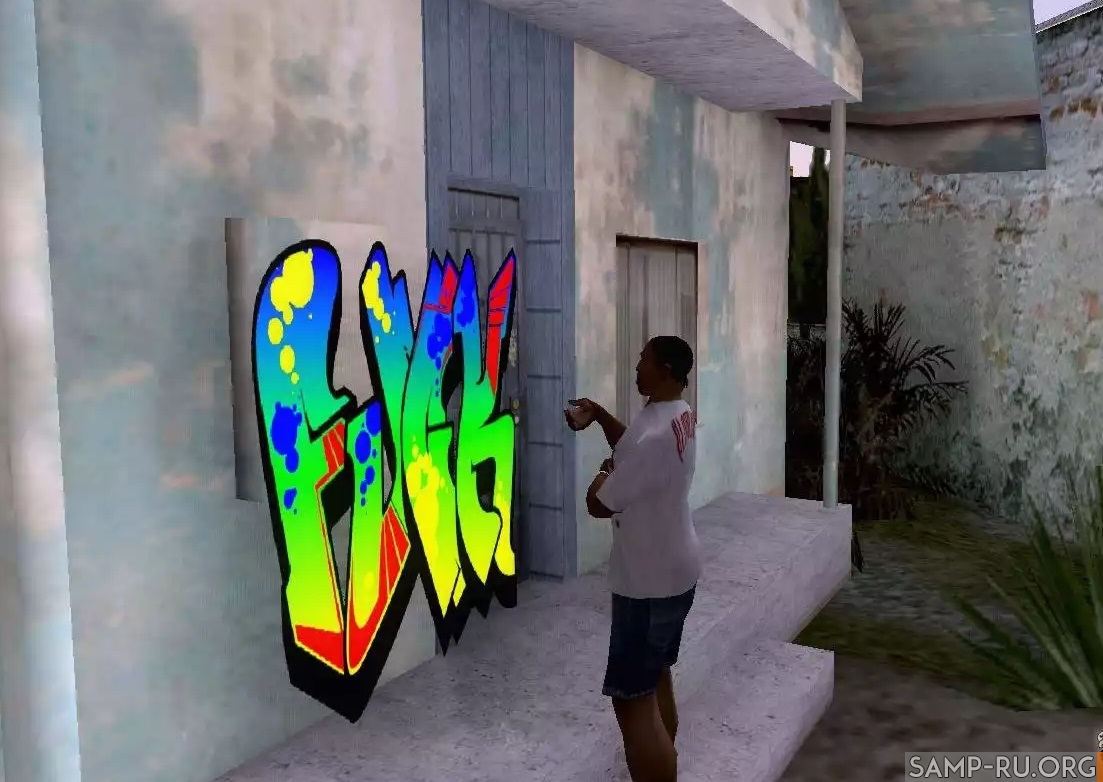 Graffiti mod для GTA San Andreas