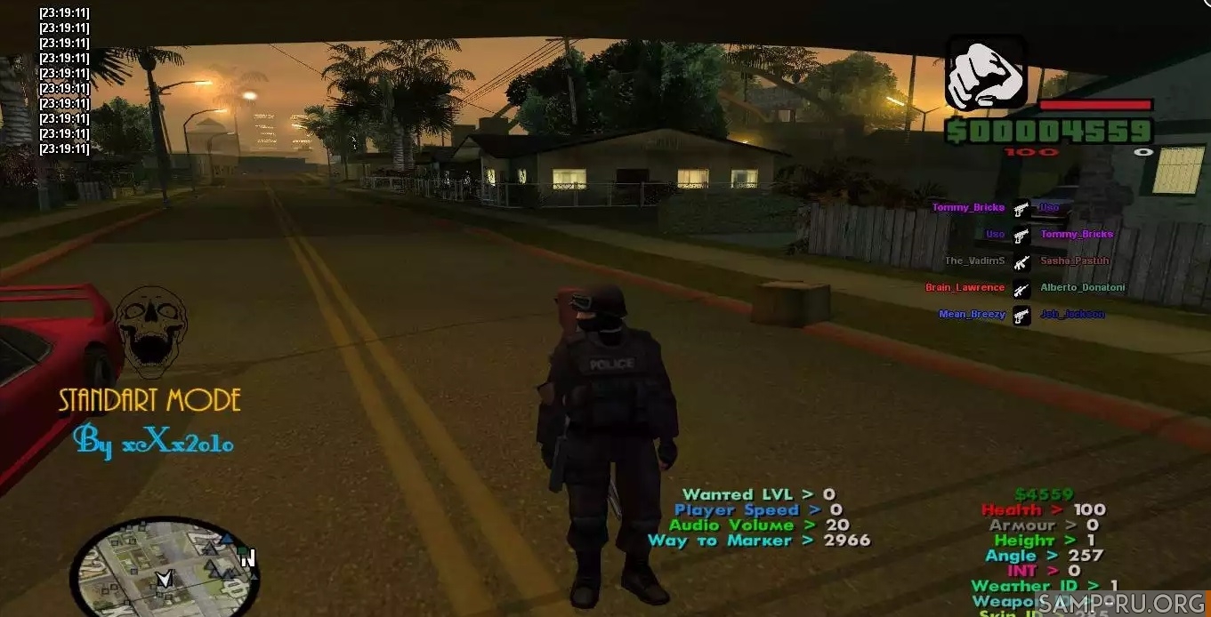 Indicators для GTA San Andreas