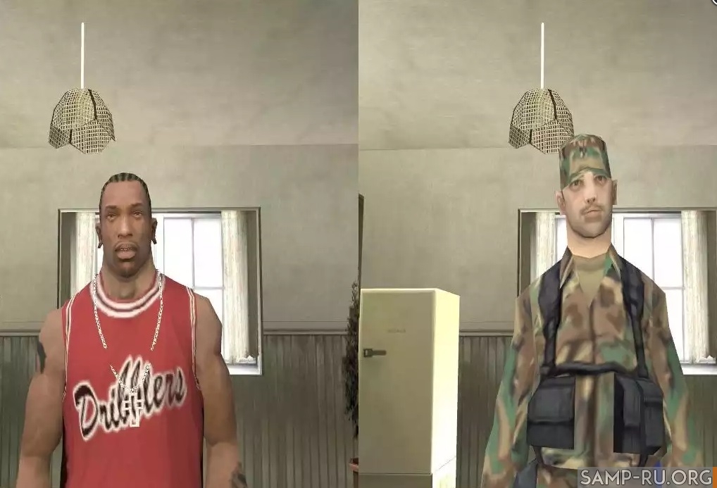 Смена скина игрока для GTA San Andreas