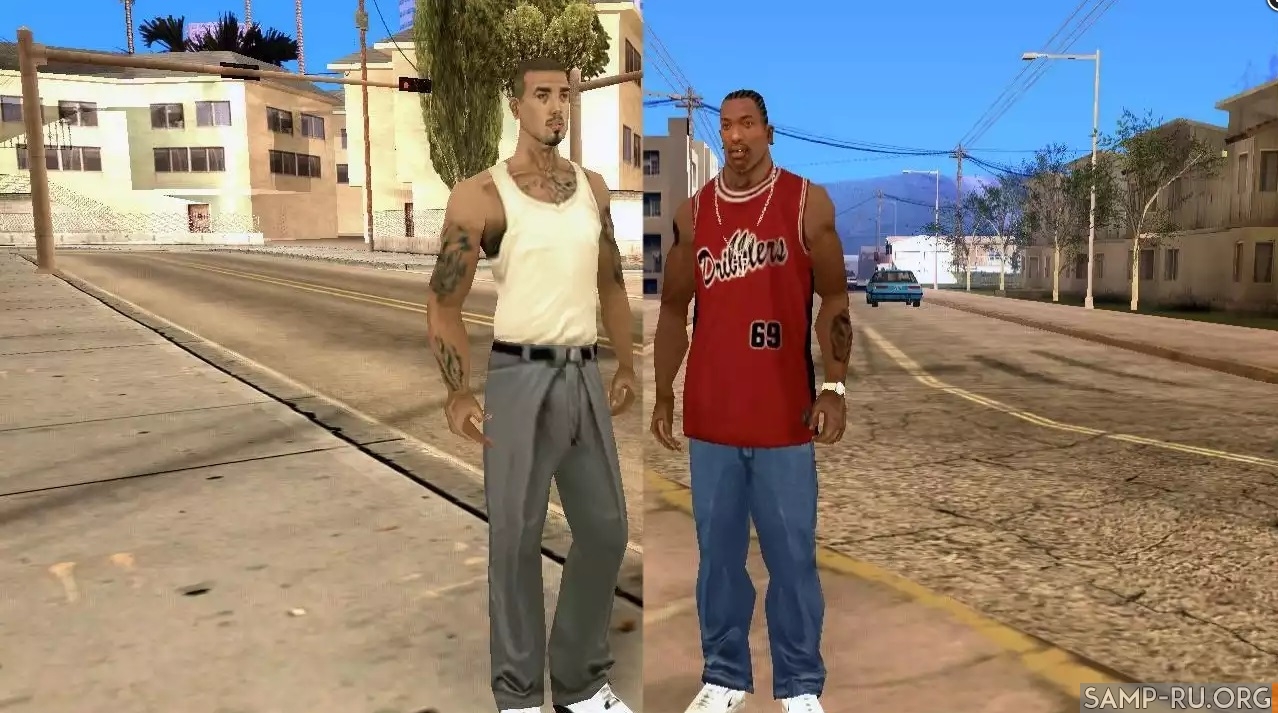 Переключатся между персонажами для GTA San Andreas