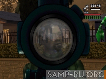 Sniper Scope Mod FIX для GTA San Andreas.